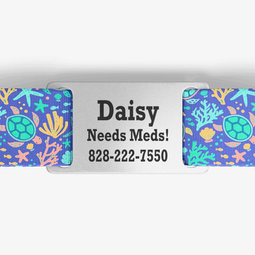 closeup of nameplate personalization